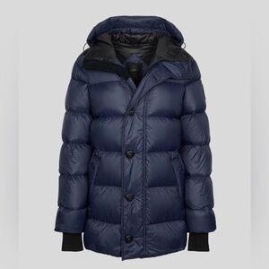 CANADA GOOSE - Down Jacket Vernon Parka Black Label medium Navy